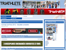 Tablet Screenshot of ironman-france.triathlete.fr